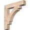 Ekena Millwork Merced Block Smooth Bracket, Douglas Fir, 5 1/2"W x 34"D x 34"H BKT06X34X34MRC05SDF - alternate 1